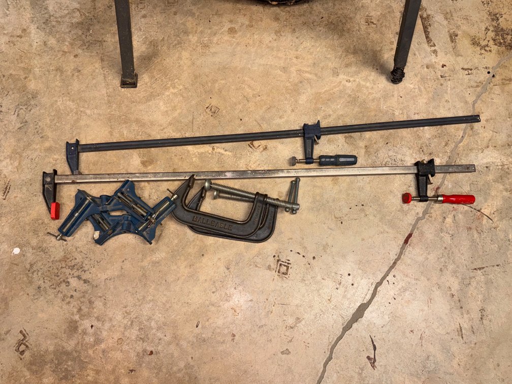 Lot of Various Size Clamps