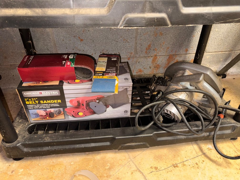 Belt Sander, & Corded Circular Saw