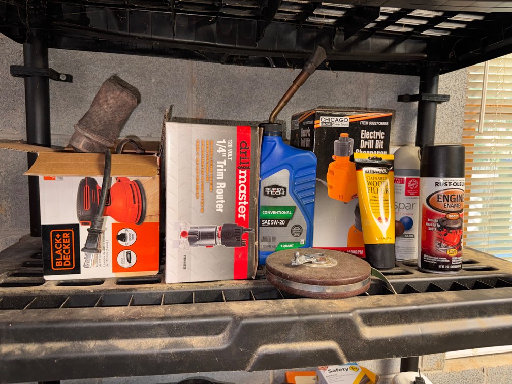 Palm Sander, Trim Router, Drill Bit Sharpener & More