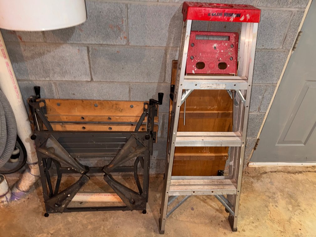 4’ Aluminum Ladder & Table Saw Table