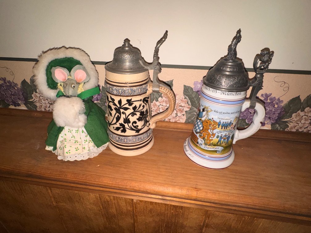 Lot of (2) German Beer Steins & More