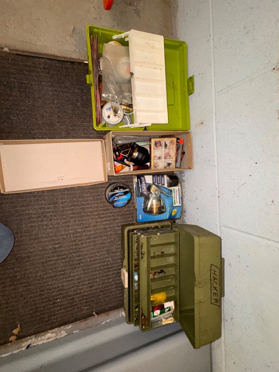 New Fishing Reel, Tackle boxes full of lures & More