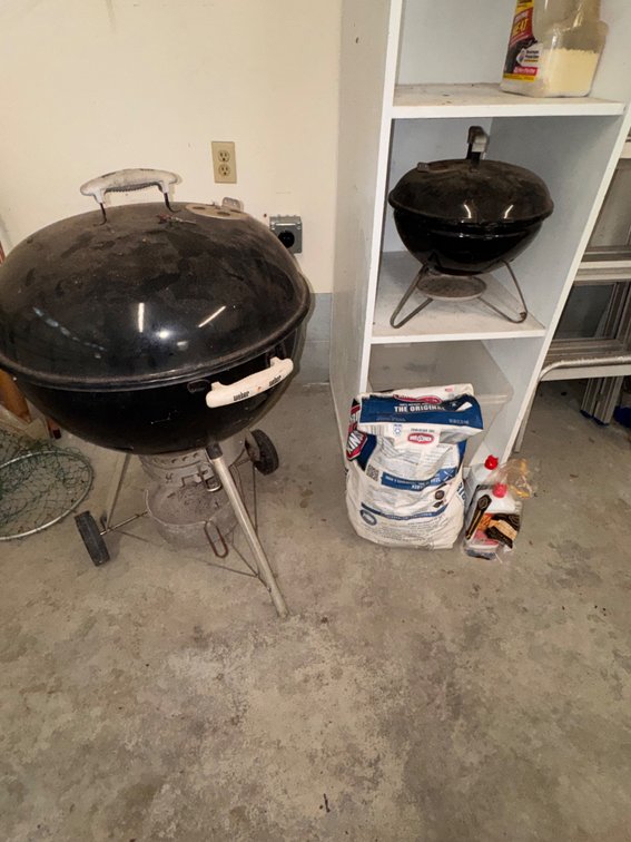 Small & Large Charcoal Grill, Bags of Charcoal & More