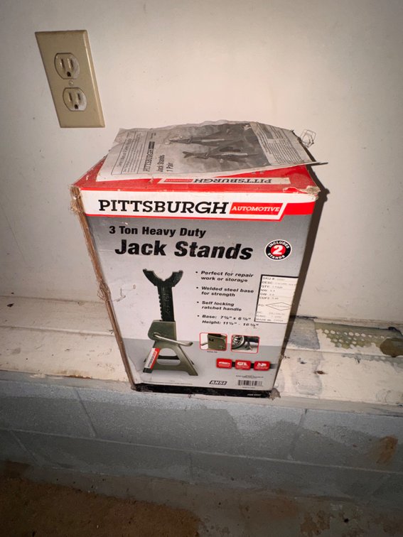 Set Of Pittsburgh Jack Stands in the box