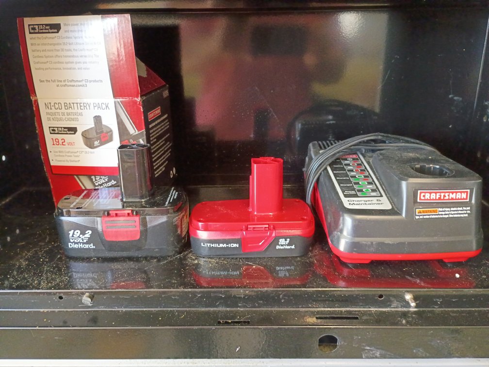 Craftsman 19.2 Volt Charger and 2 Batteries