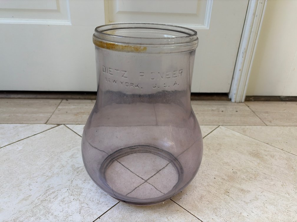 Vintage Dietz Pioneer Street Lamp Globe