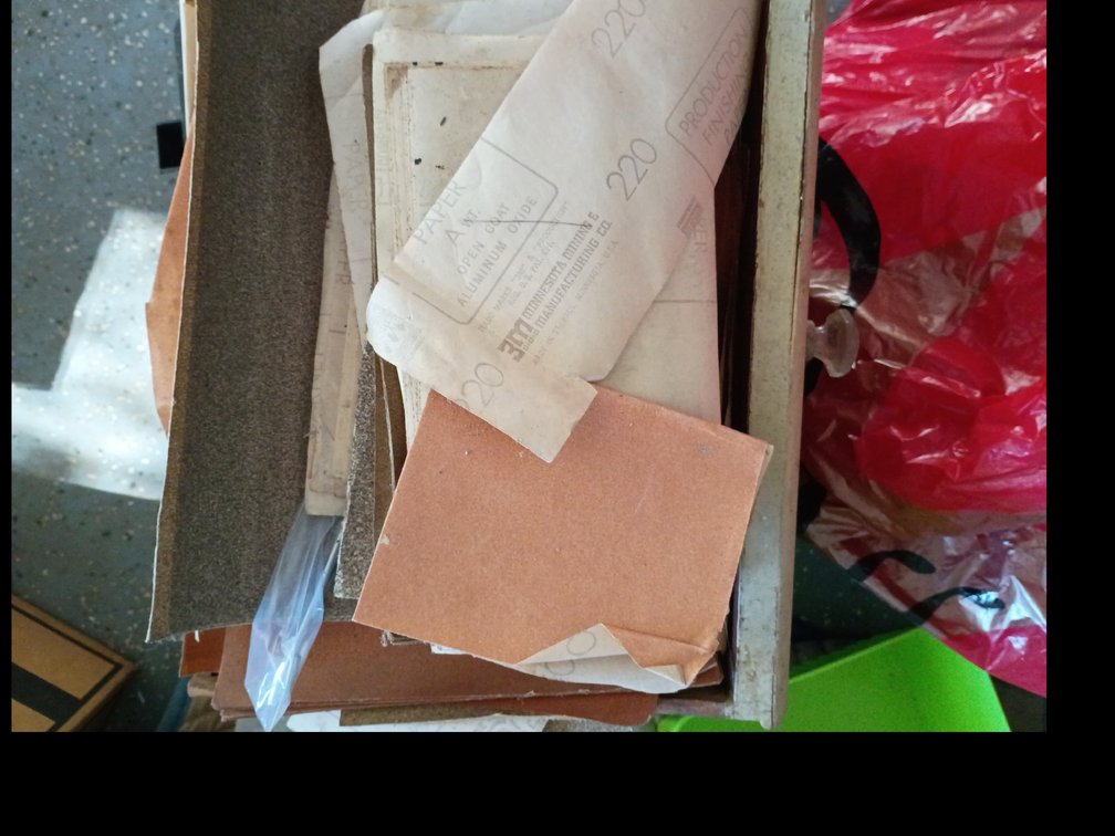 Lot of Assorted Sandpaper