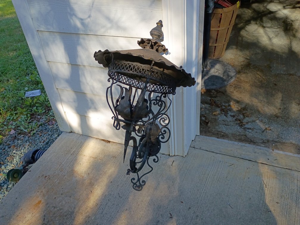 Vintage Outdoor Metal Wall Sconce