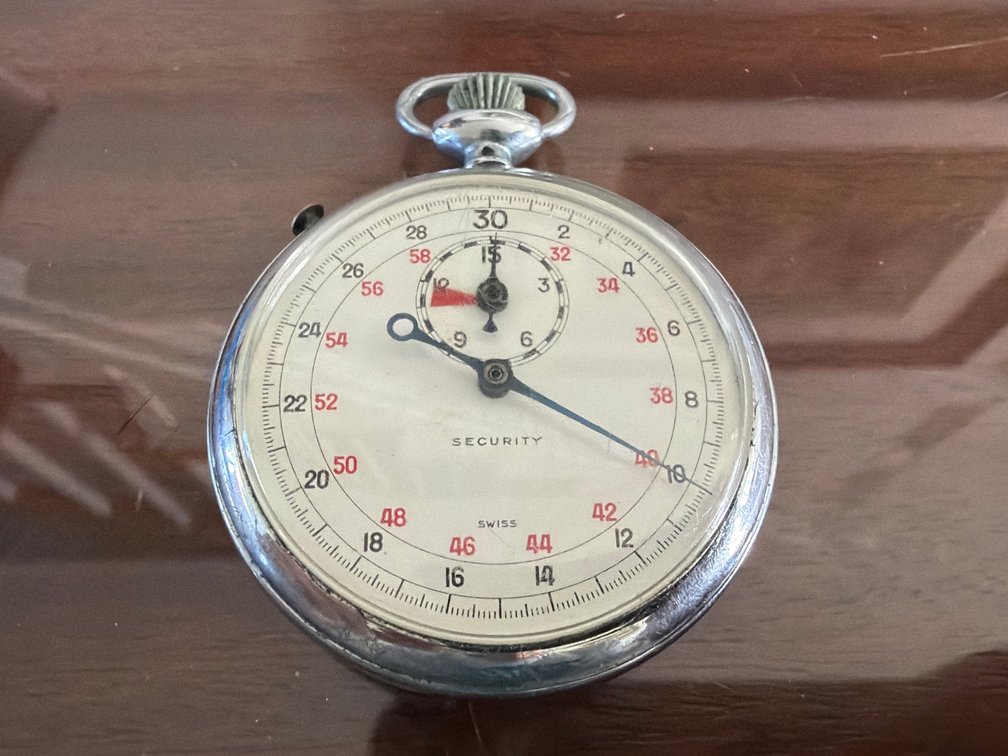 Vintage Swiss made Security Stopwatch