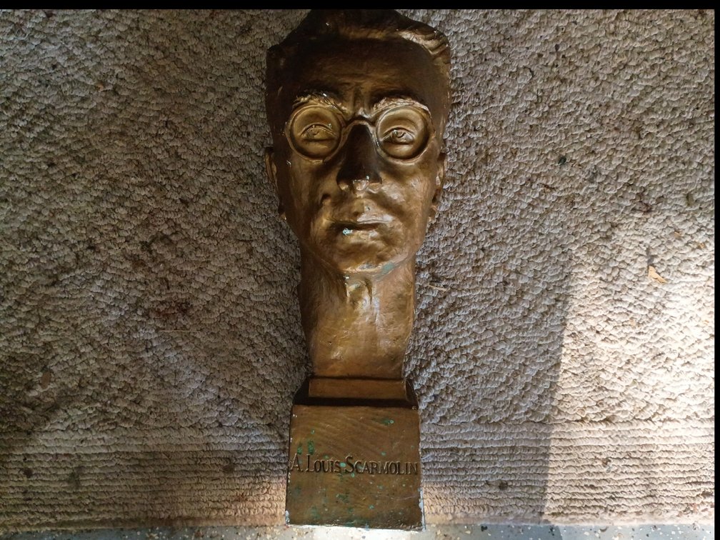 Vintage Bust of A. Louis Scarmolin