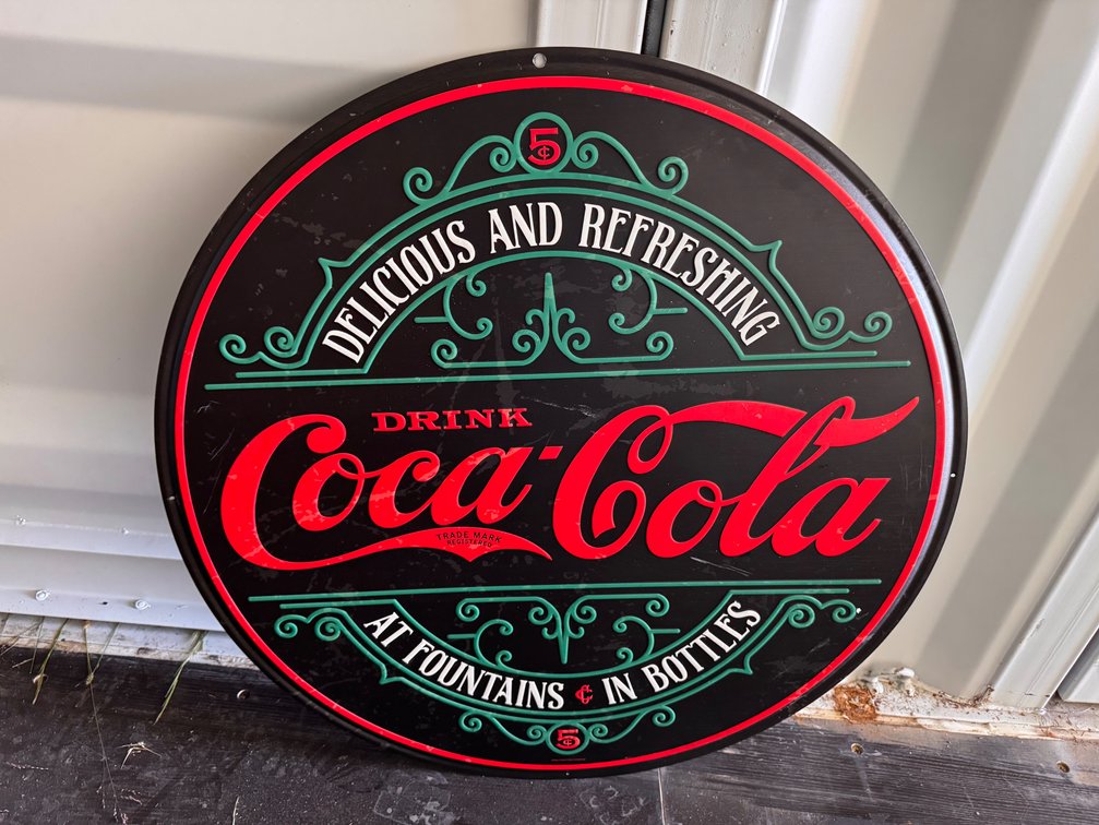 Coca-Cola Metal Sign