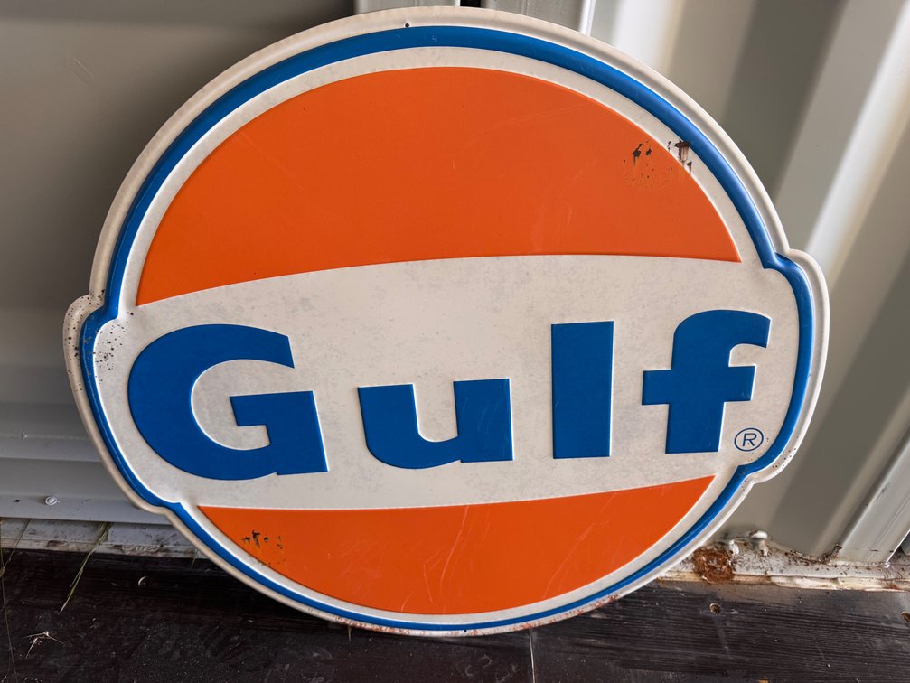 GULF Metal Sign