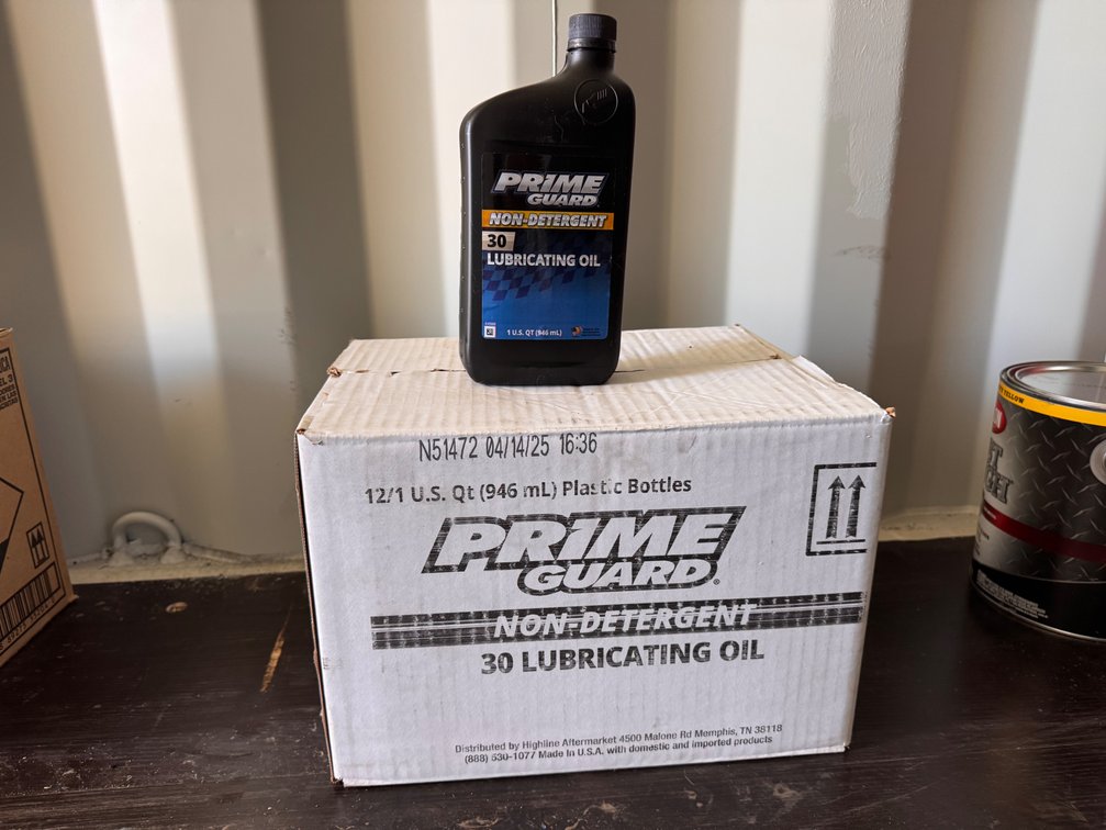 12- 1 Qt Non Detergent 30 Lubricating Oil