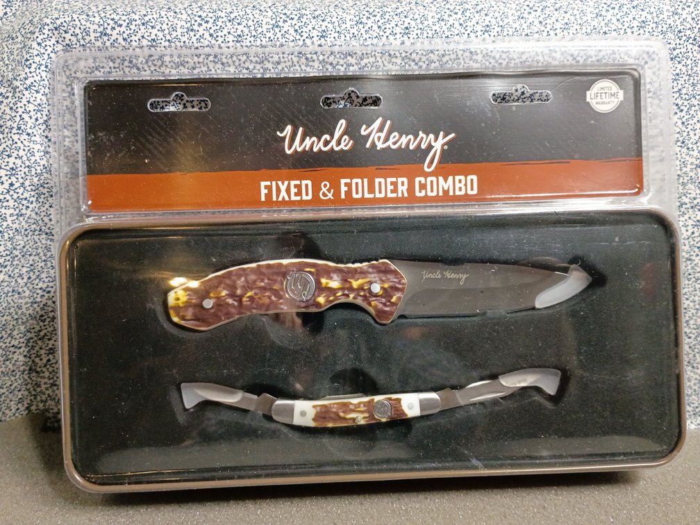 Uncle Henry Fixed and Folder Combo