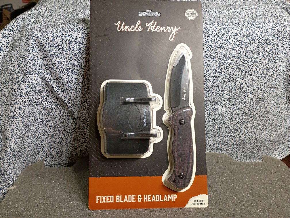 Uncle Henry Fixed Blade and Headlamp