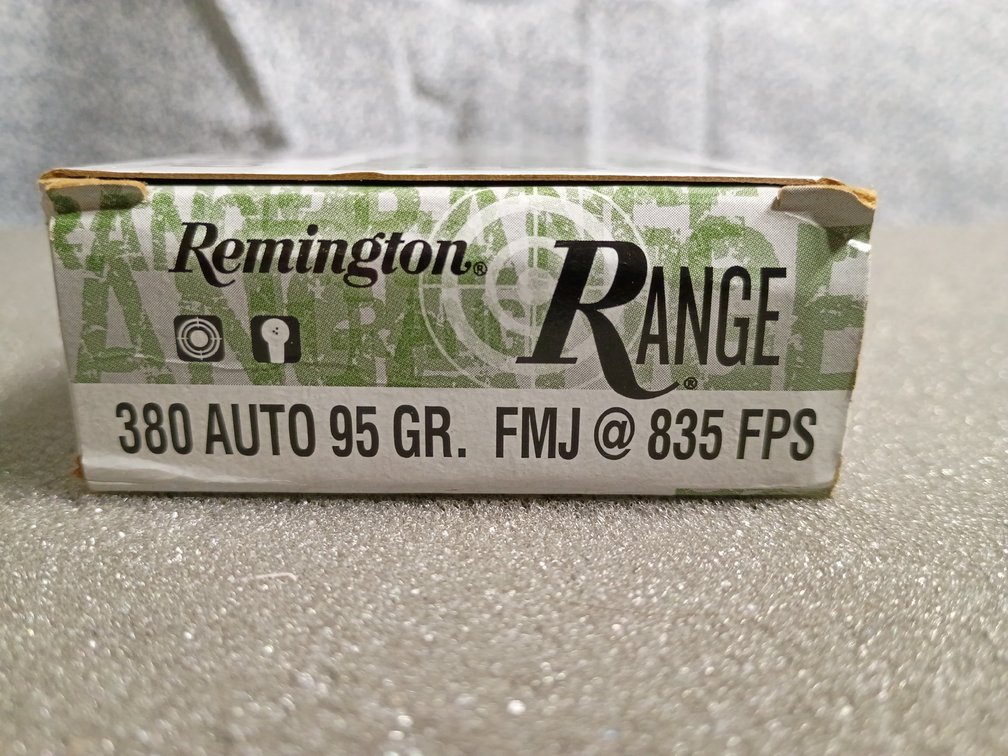Remington 380 Auto Range Box