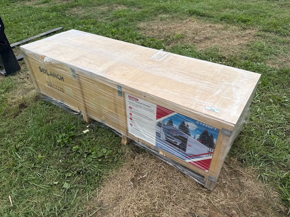 SDLANCH SDLC1220 Compact Metal Carport Shelter