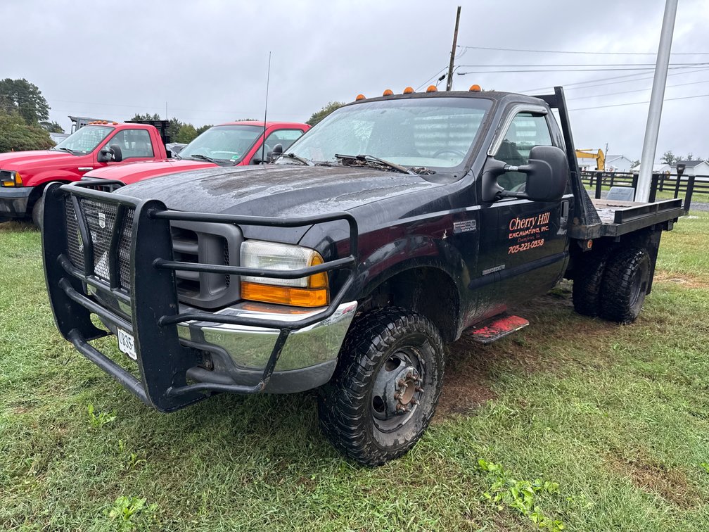 2000 Ford F-350 Super Duty Flatbed Dually Truck, Mileage: 275,899