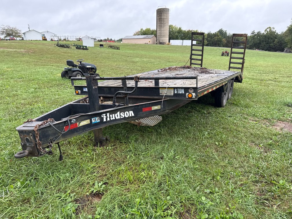 2007 Hudson 19’ 6 Ton Equipment Trailer