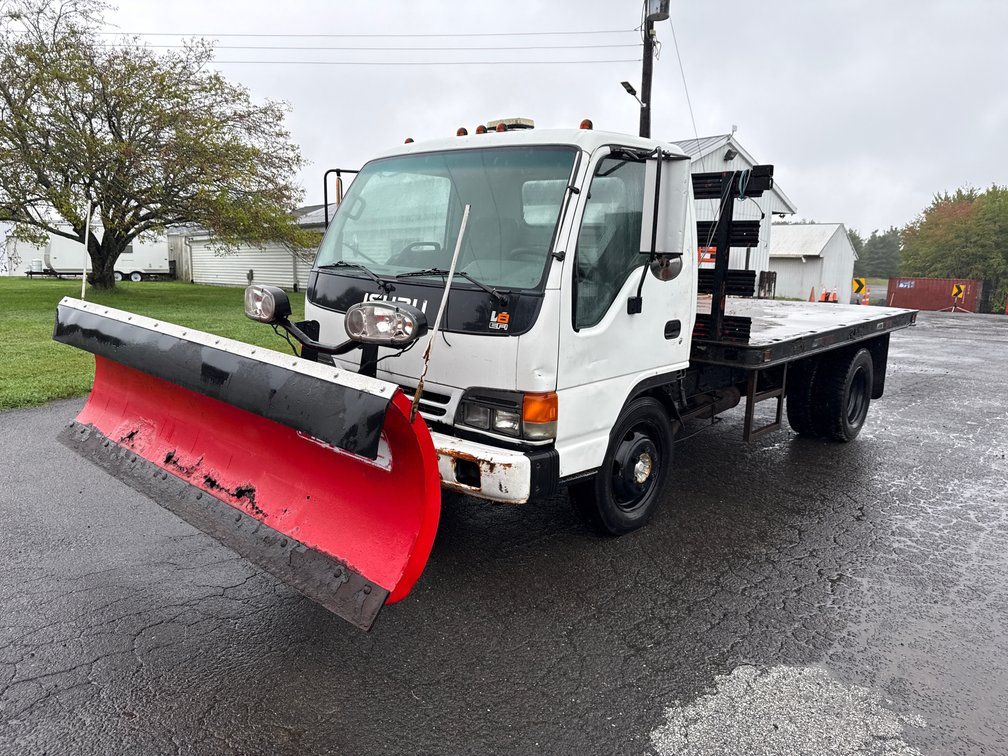1999 Isuzu NPR Flatbed Truck, Mileage: 211,165