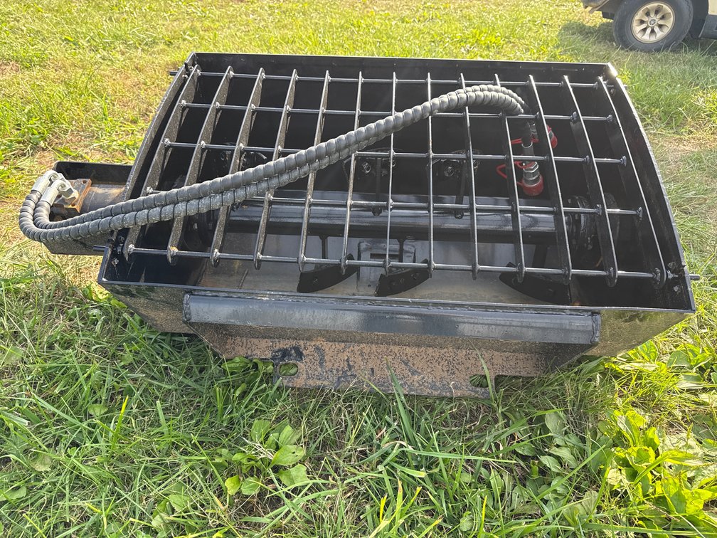 Hydraulic Concrete Mixer Bucket Attachment