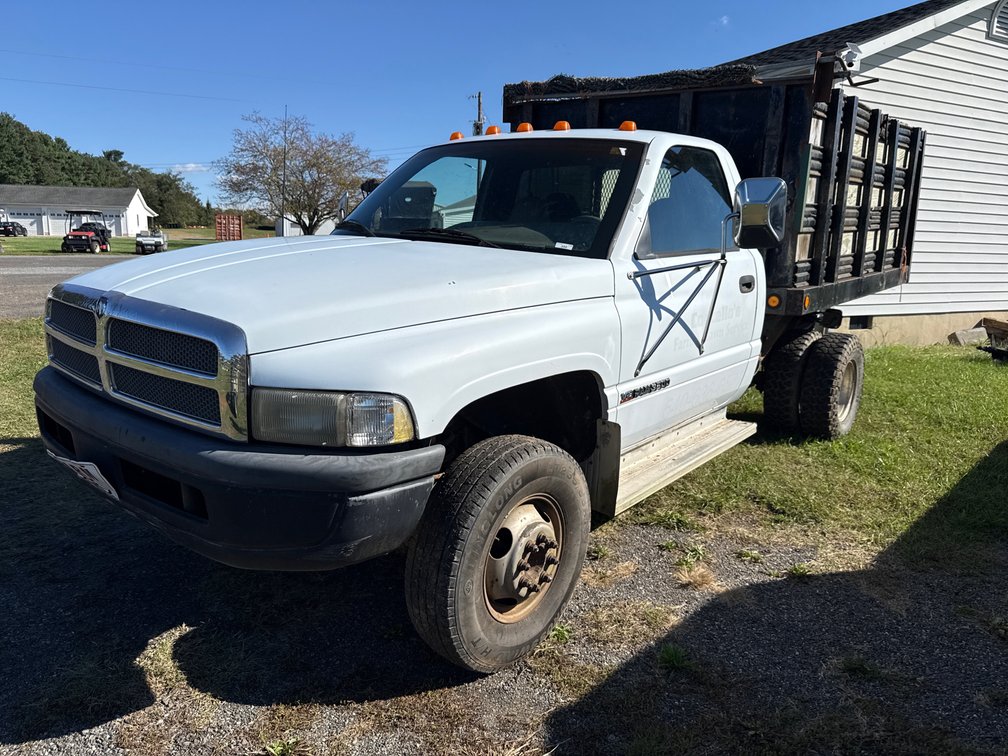 1996 Dodge Ram 3500 Dump Truck, Mileage: 80,581