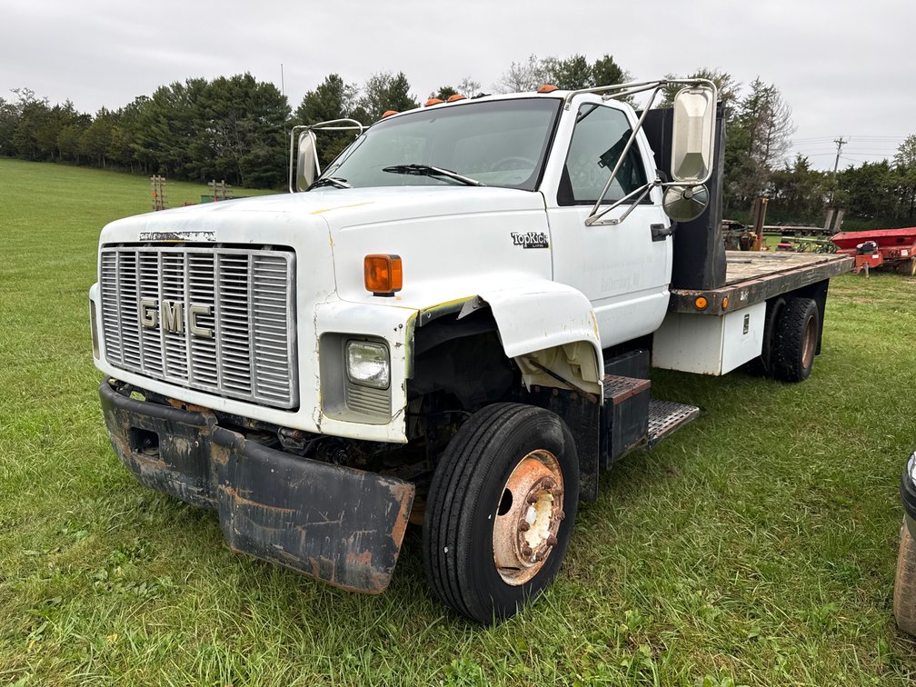 1995 GMC TopKick Flatbed Truck, Mileage: 203,559