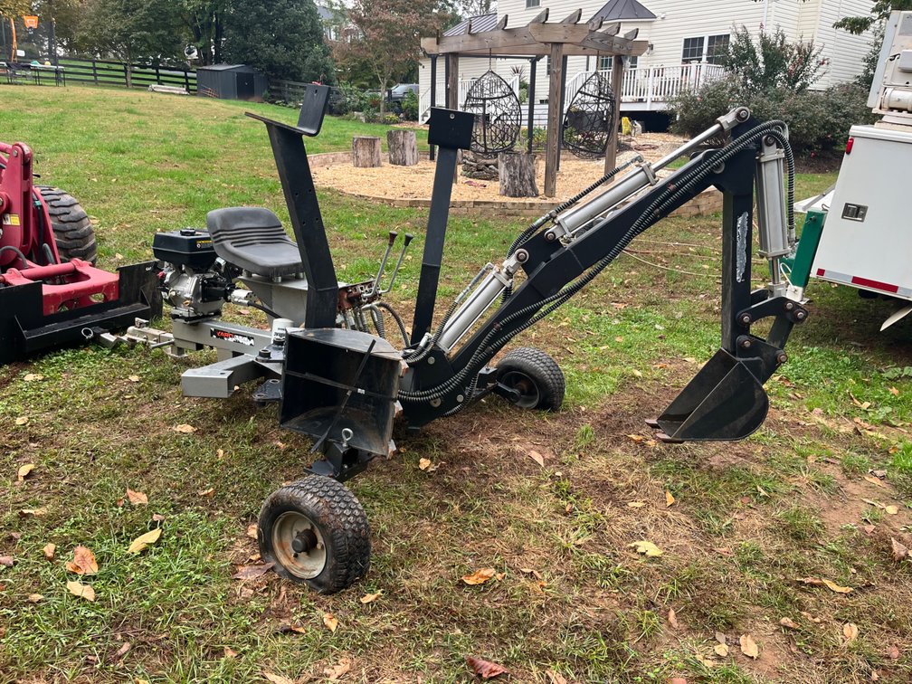 Yardmax Tow-Behind Backhoe