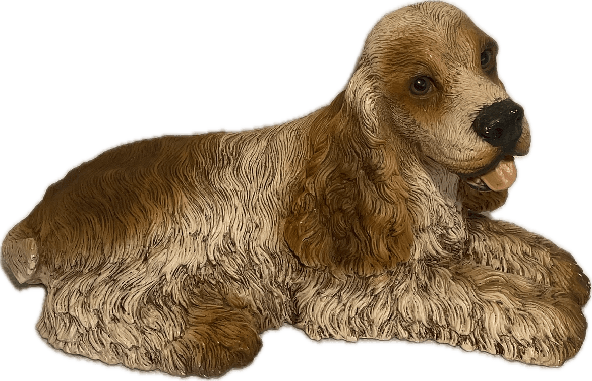 Home Interior Resin Cocker Spaniel Dog Figure