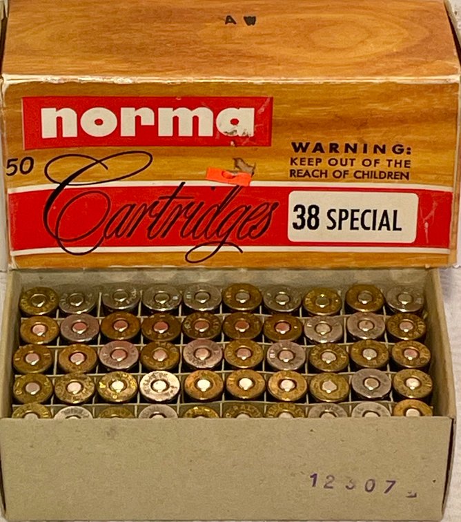 Norma 38 Special 158 Grain Lead Cartridges