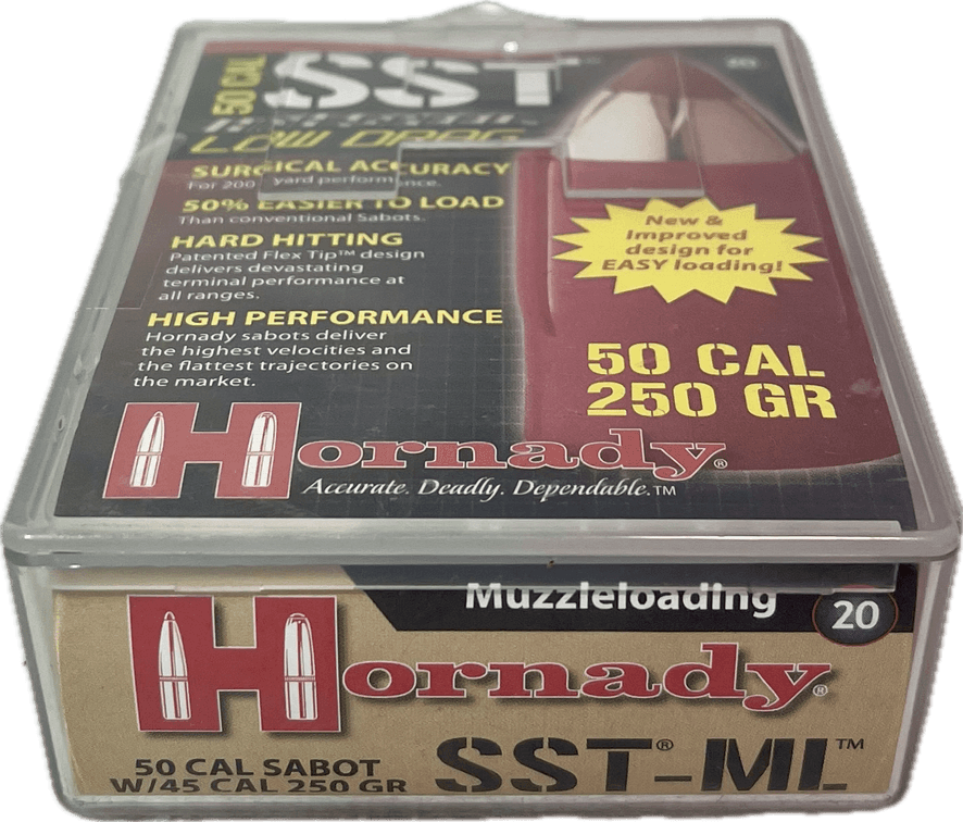 Hornady 50 Cal Sabot with 46 Cal SST 250 Grain Bullets