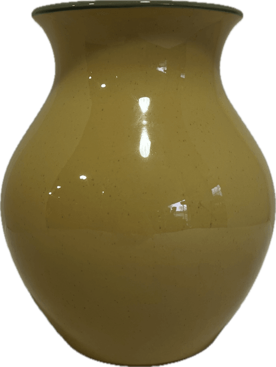 Yellow Longaberger Pottery Vase