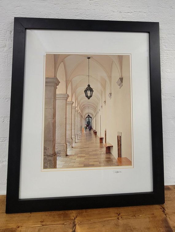 Framed Receeding Rectangle Photograph (16” x 20”)