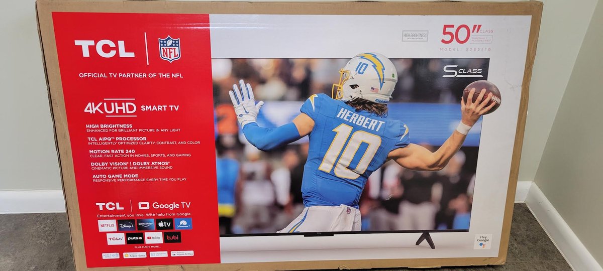 50-inch TCL Smart TV; Donated by State Farm Insurance