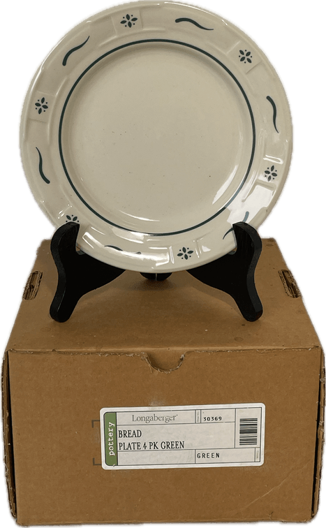 Longaberger 4 PK Bread Plates