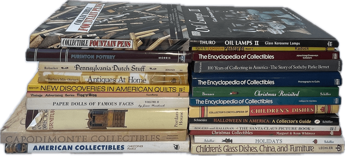 Books on Antiques, Pottery, Furniture, Glass and Collectibles