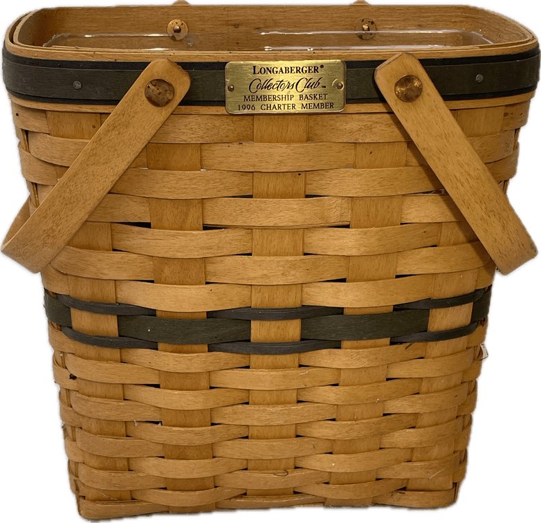 Longaberger Collectors Club 1996 Charter Member Basket with Protector