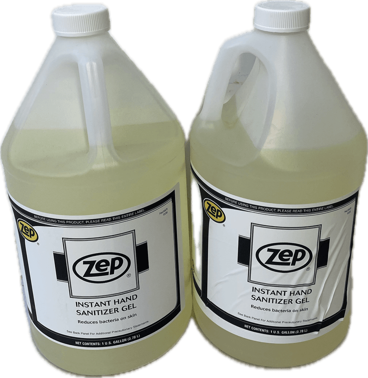 Two 1 Gallon Jugs of Zep Hand Sanitizer
