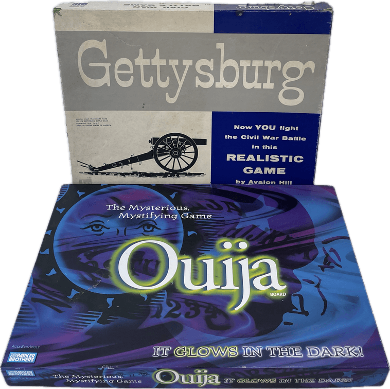 Gettysburg Game and Ouija Board Game