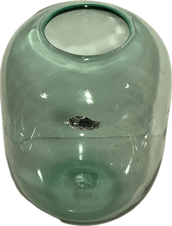 Blenko Handcrafted Glass Jar