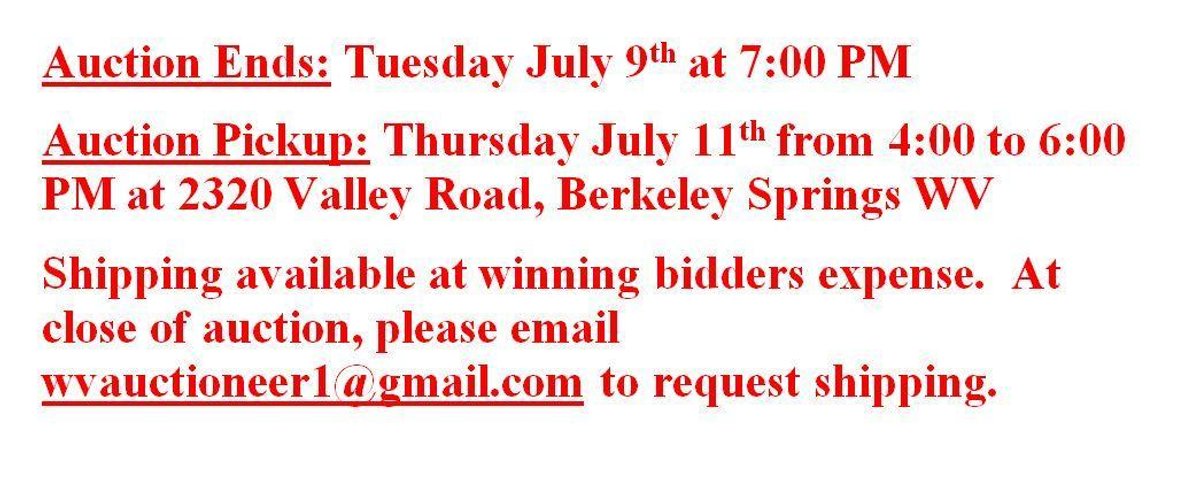 Image for Estate Of Mike Buford Collectors Online Auction