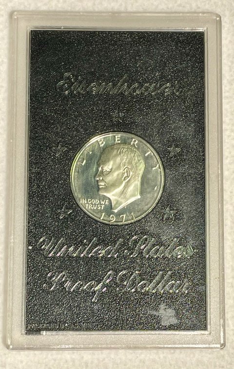 Eisenhower 1971 United States Proof Dollar