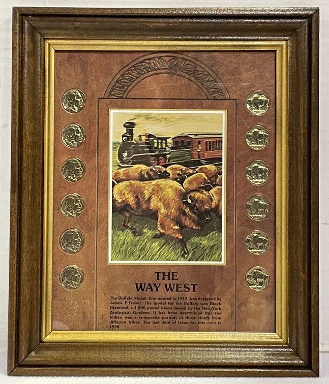 The Way West Buffalo Nickel Frame