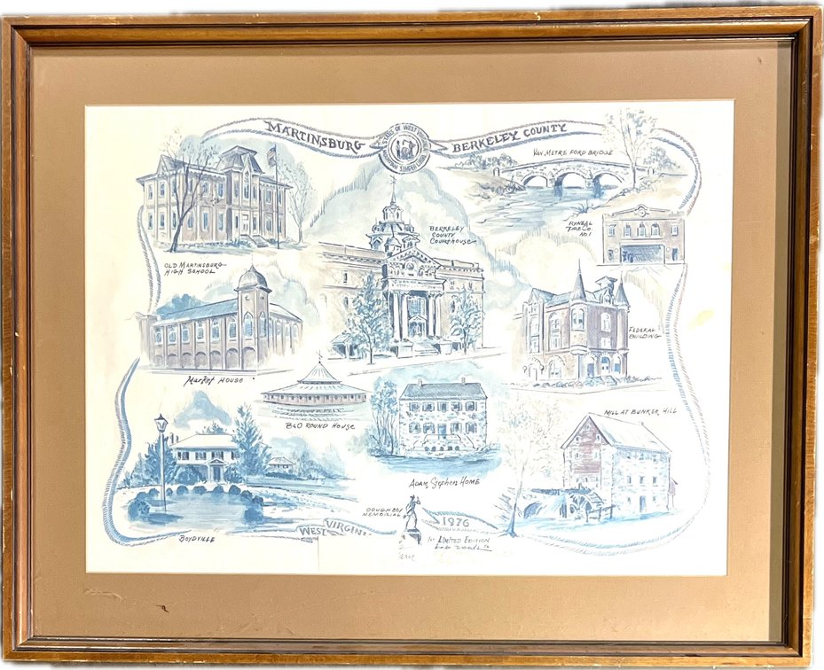 Martinsburg Berkeley County 1st Limited Edition by Bob Woods No.23