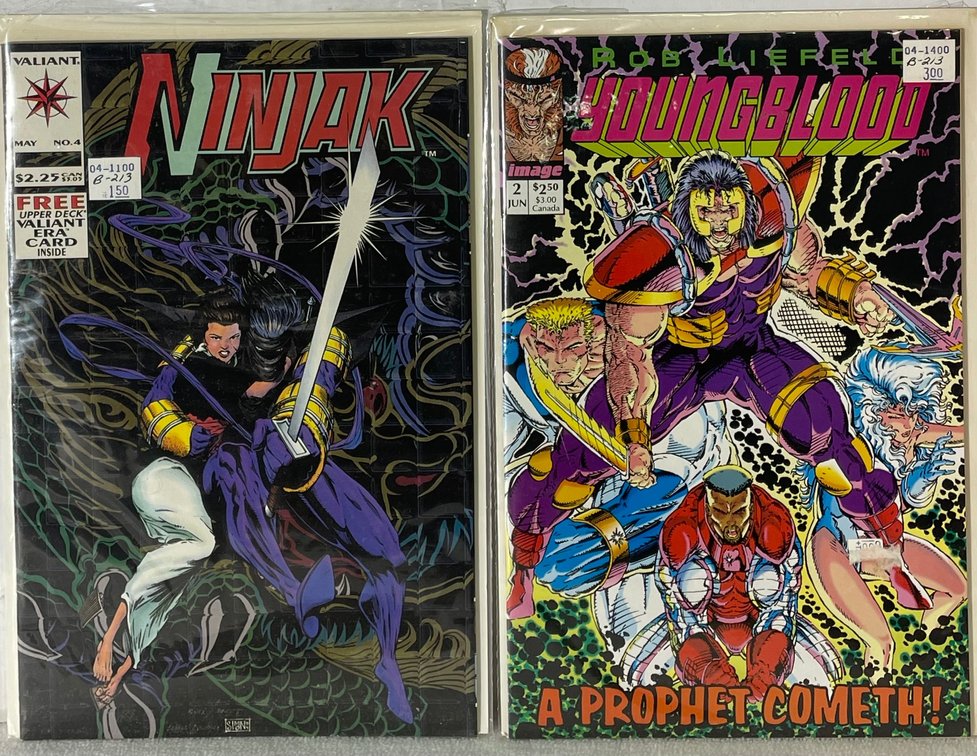 Valiant Ninjak(MAY No. 4) and Image Youngblood (2 JUN) Comic Books