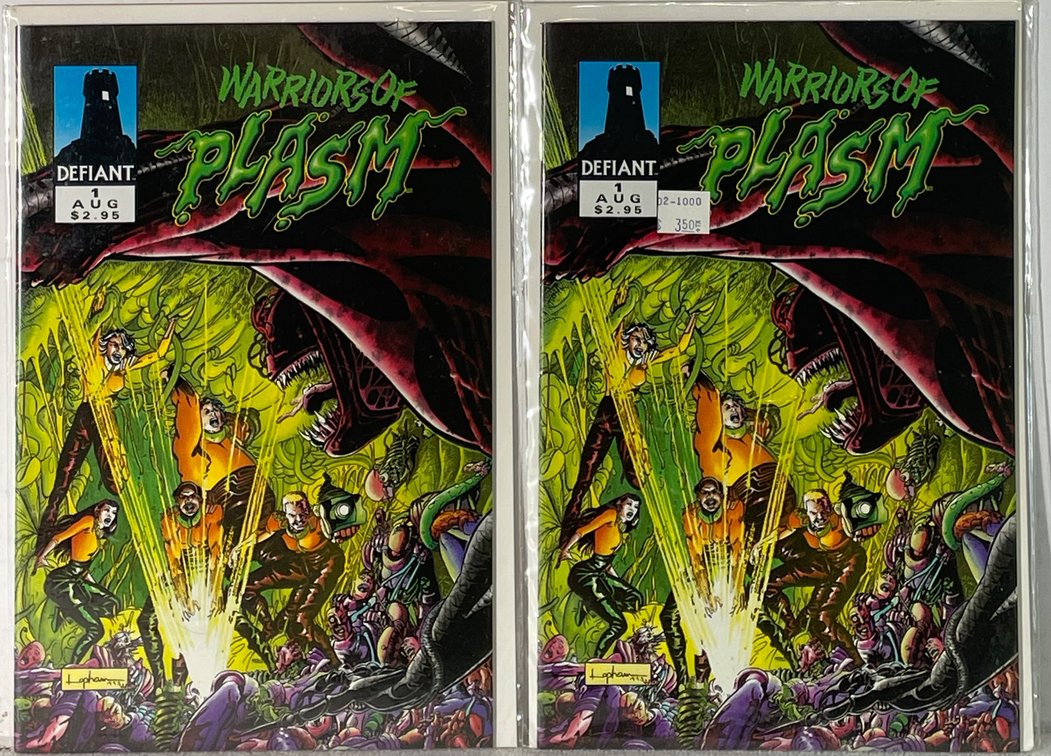2 Defiant Warriors of Plasm (1 AUG) Comic Books