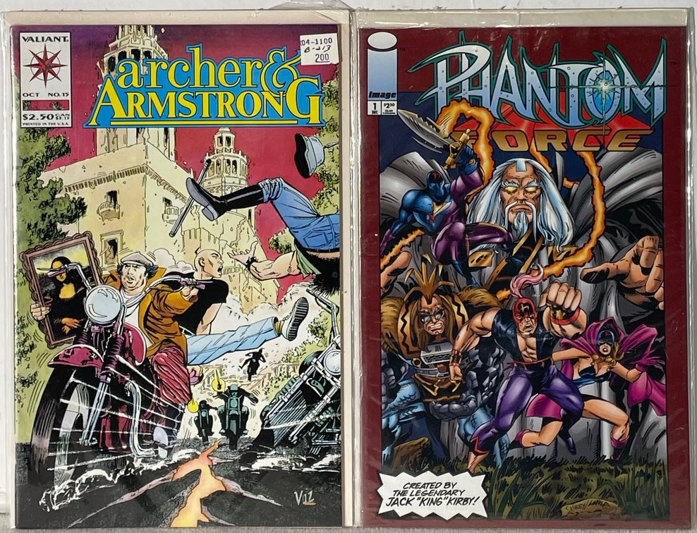 Valiant Archer and Armstrong (OCT No. 15) and Image Phantom Force (1 DEC) Comic Books