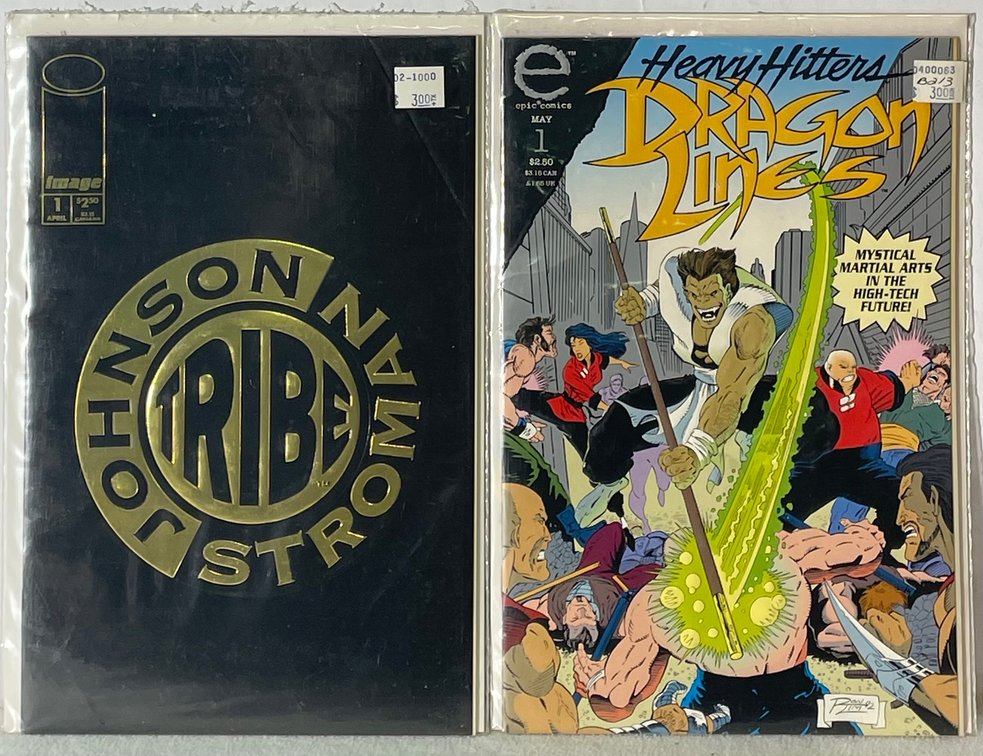 Image Johnson Stroman Tribe (1 APRIL) and Epic Comics Dragon Lines (May 1) Comics Books
