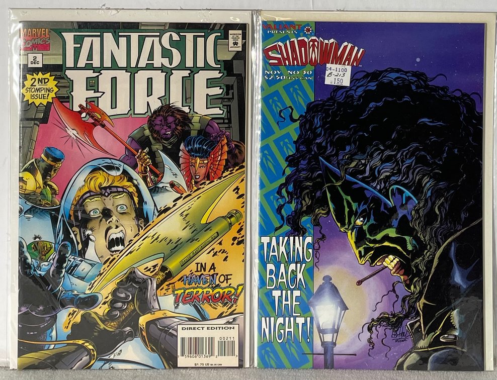 Marcel Comics Fantastic Four (2 DEC) and Valiant Shadowman (NOV No. 30) Comic Books