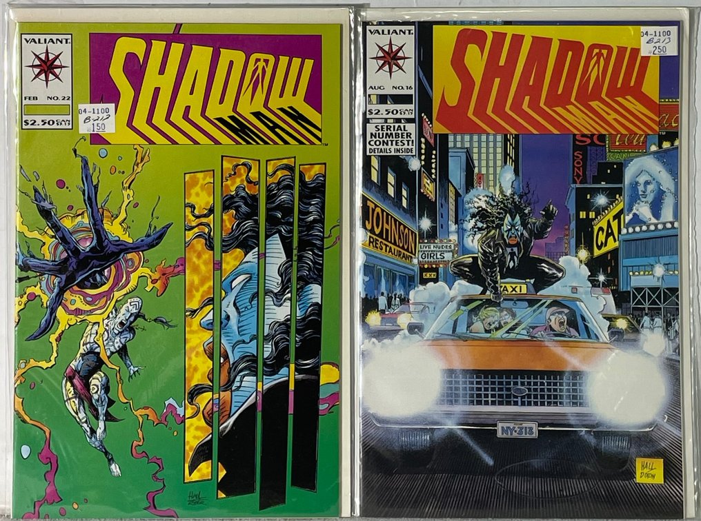 2 Valiant Shadowman (FEB No. 22 and AUG No. 16) Comic Books